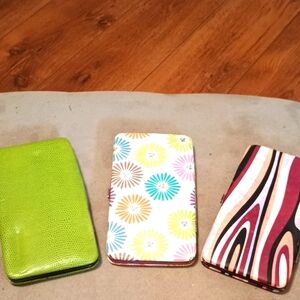 Colorful Wallet Trio